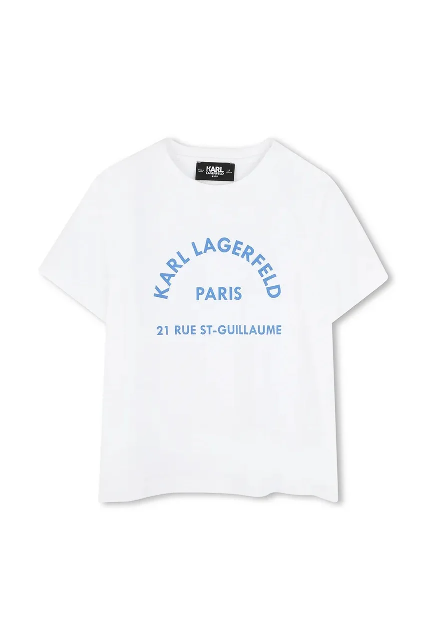 Karl Lagerfeld Детска памучна тениска