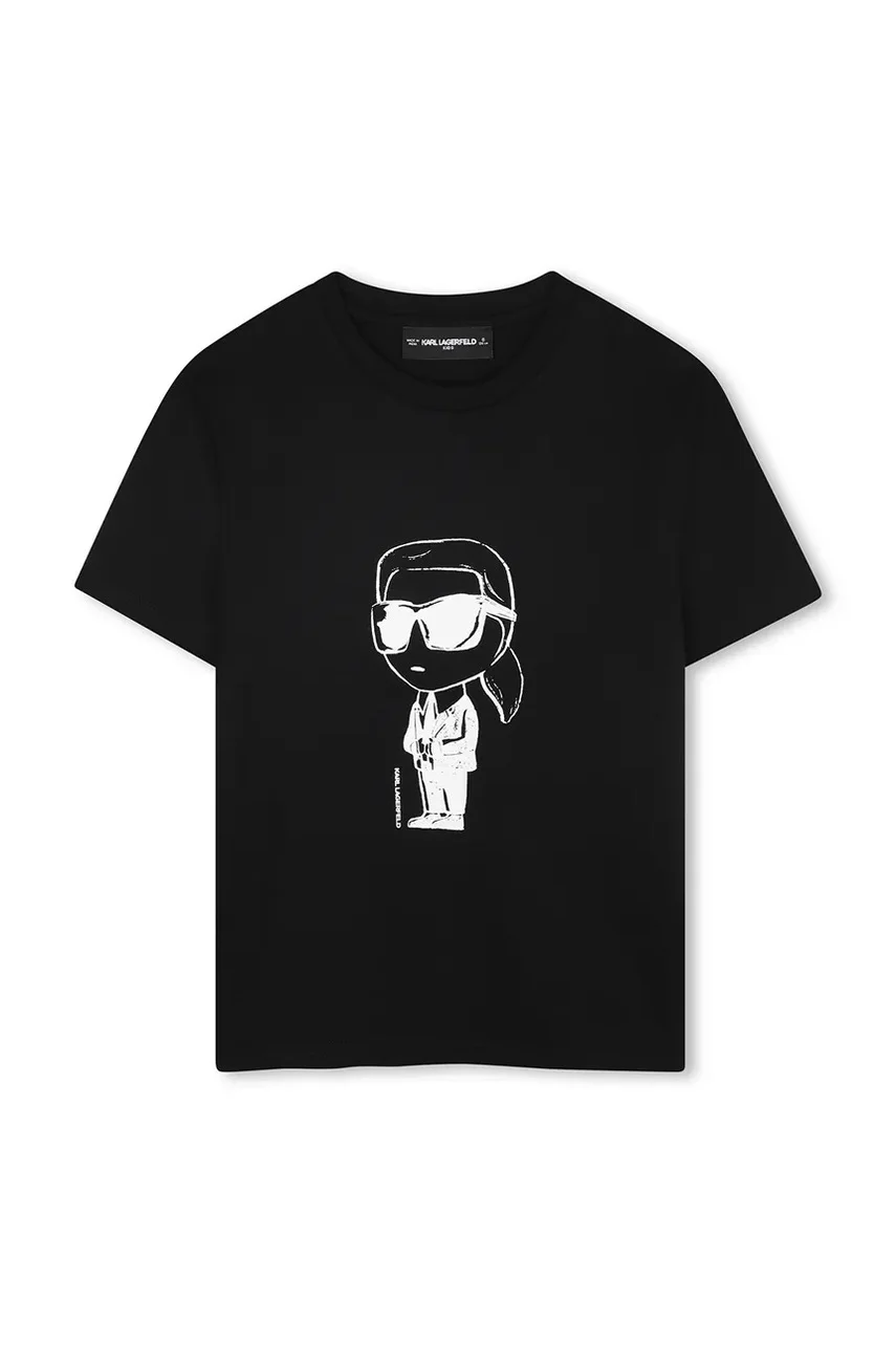 Karl Lagerfeld Детска памучна тениска