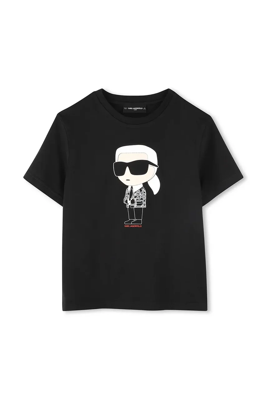 Karl Lagerfeld Детска памучна тениска