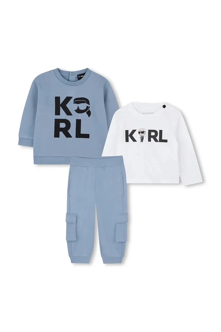 Karl Lagerfeld Детски памучен комплект