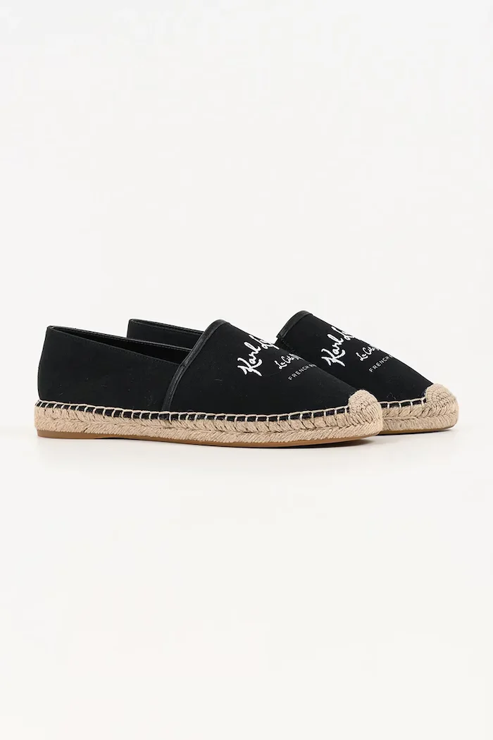 Karl Lagerfeld Еспадрили Kamini в черно KL80110A