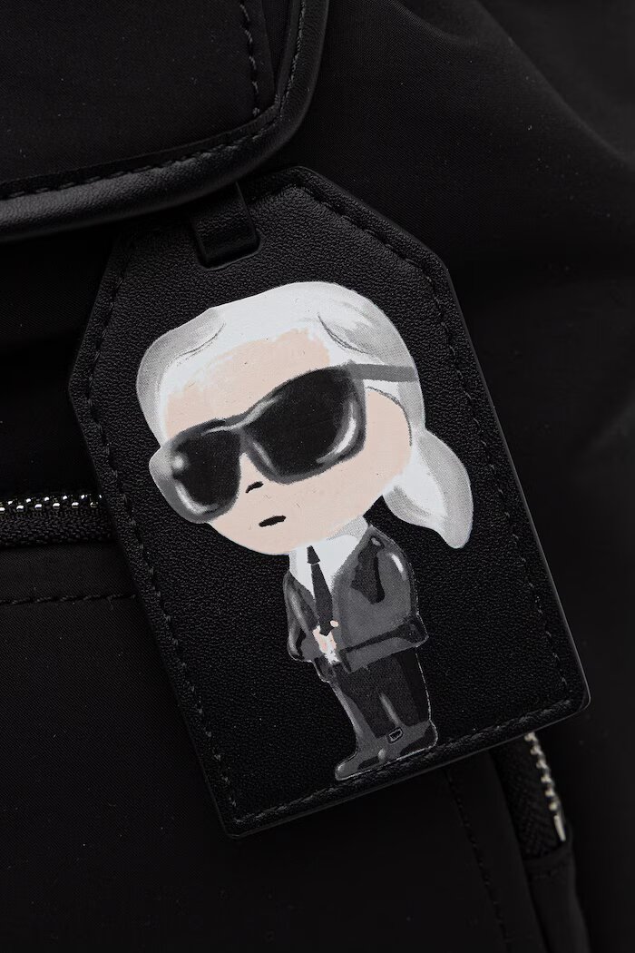 Karl Lagerfeld градска раница дамска IKON черна B3W30127