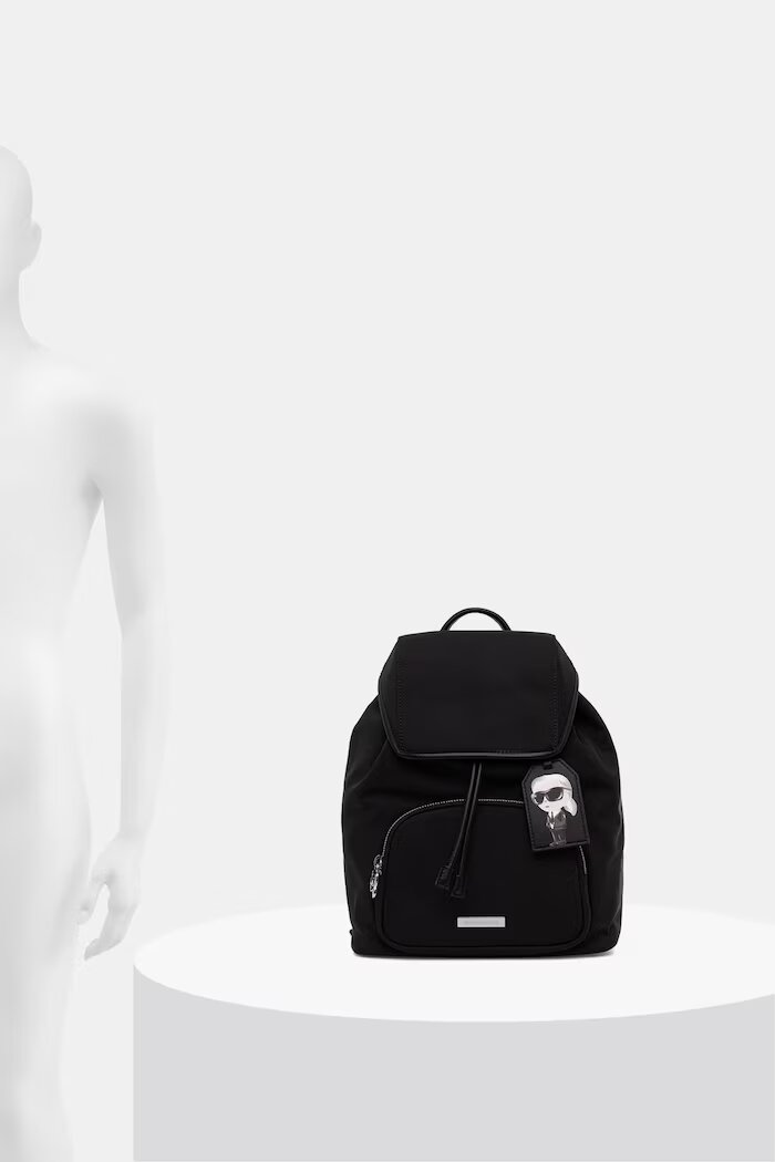 Karl Lagerfeld градска раница дамска IKON черна B3W30127