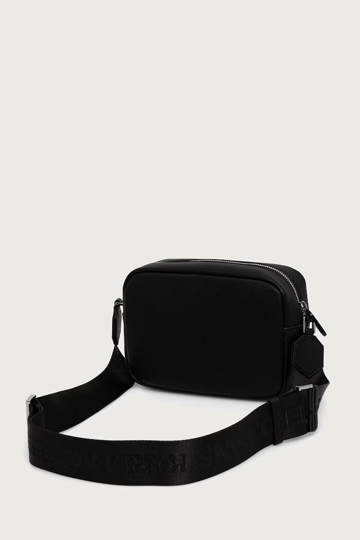 KARL LAGERFELD JEANS чанта през рамо мъжка от имитация на кожа черна B4M30197