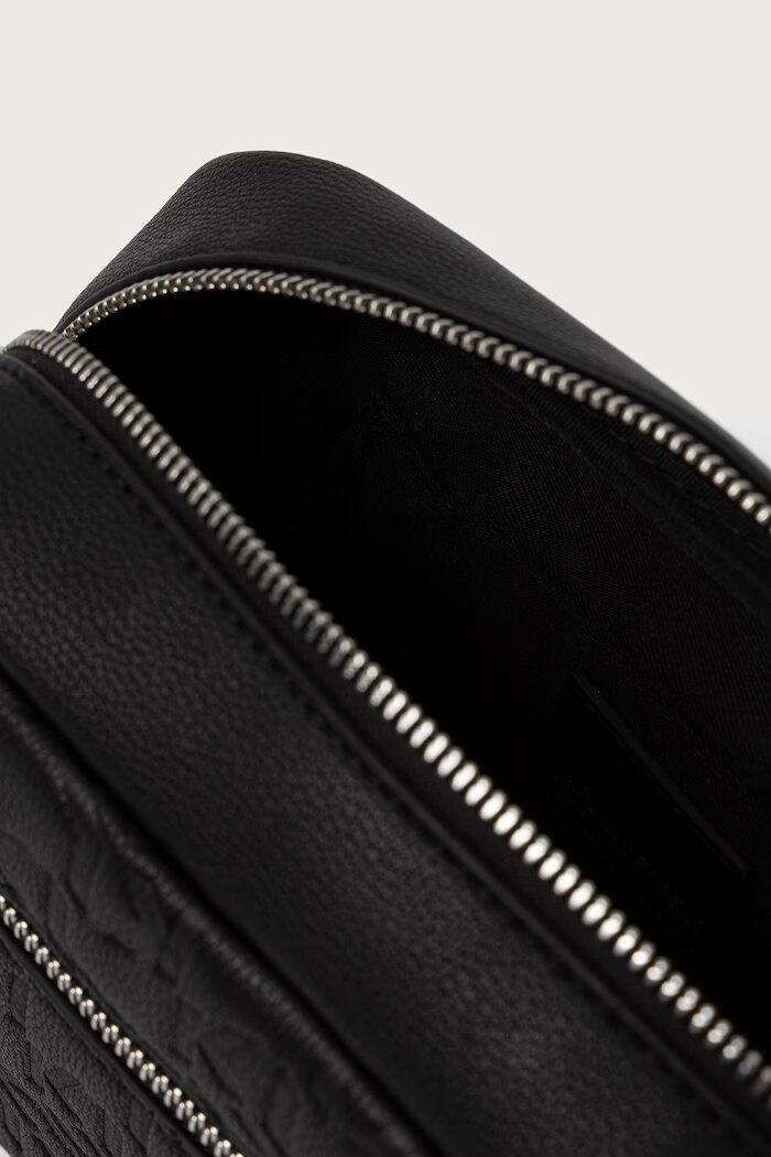 KARL LAGERFELD JEANS чанта през рамо мъжка от имитация на кожа черна B4M30197