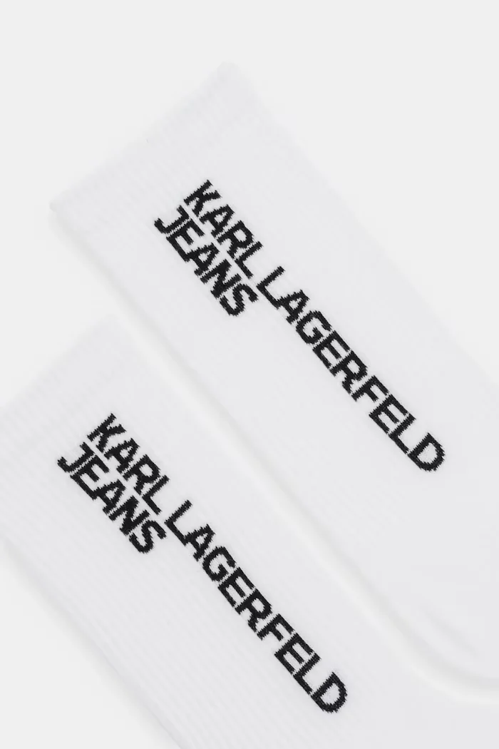 KARL LAGERFELD JEANS Чорапи (2 чифта) в бяло A1W47053