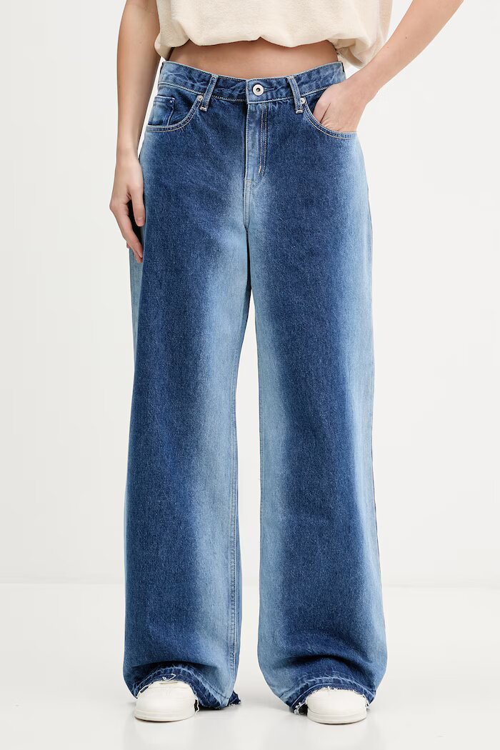KARL LAGERFELD JEANS дънки relaxed fit женски сини B2W10088