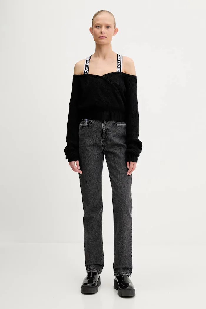 KARL LAGERFELD JEANS Дънки с висока талия A3W10003