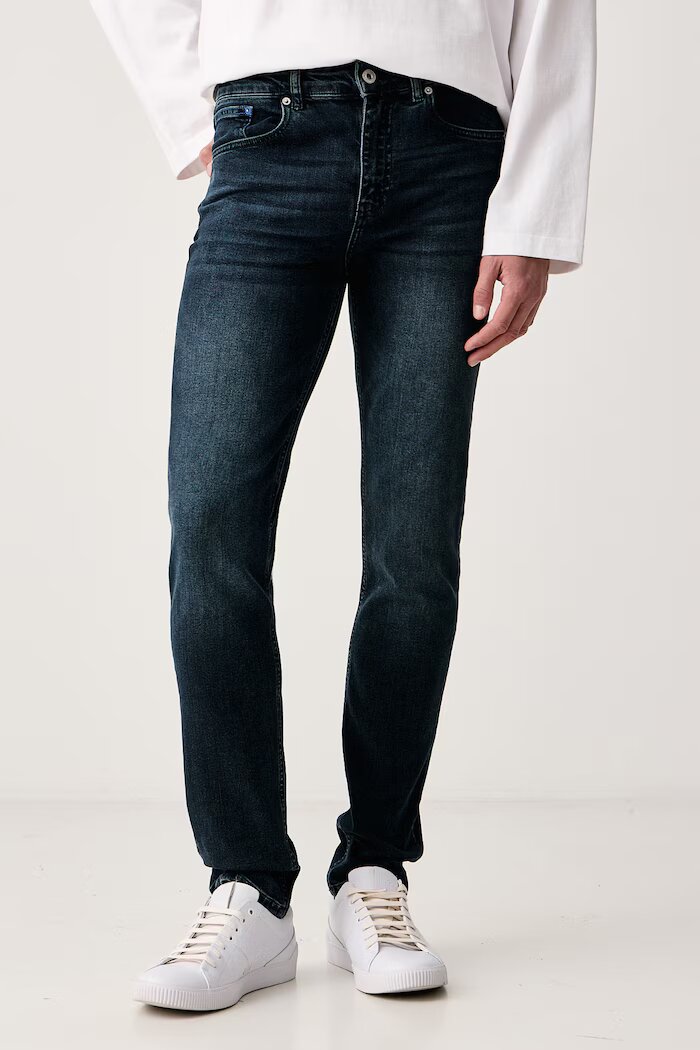 KARL LAGERFELD JEANS дънки skinny мъжки тъмносини B4M10030