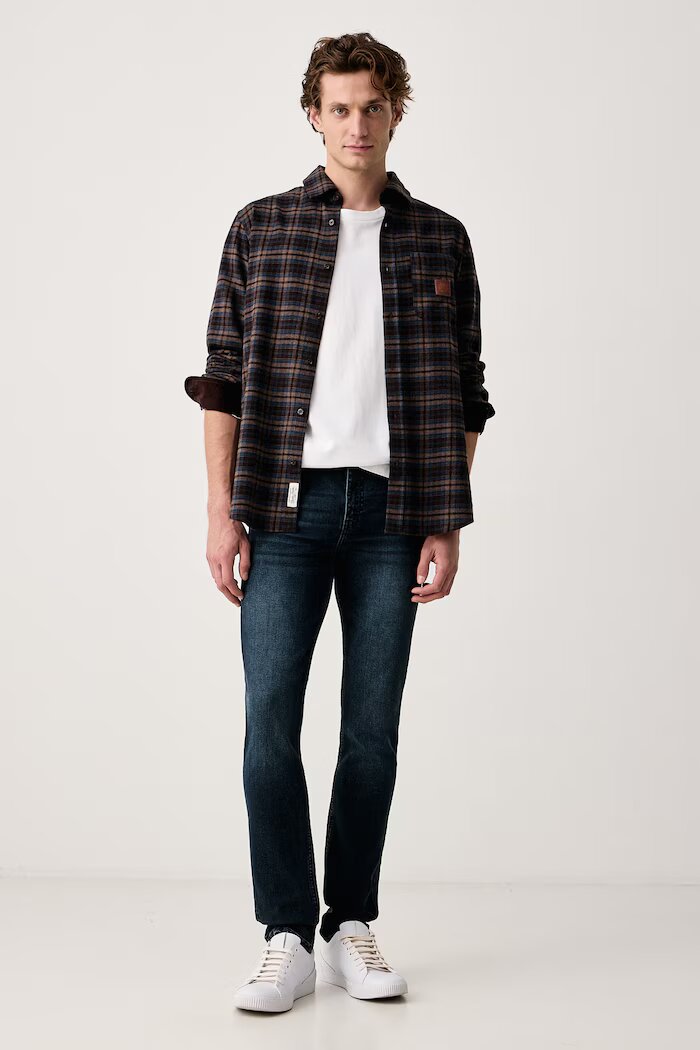 KARL LAGERFELD JEANS дънки skinny мъжки тъмносини B4M10030