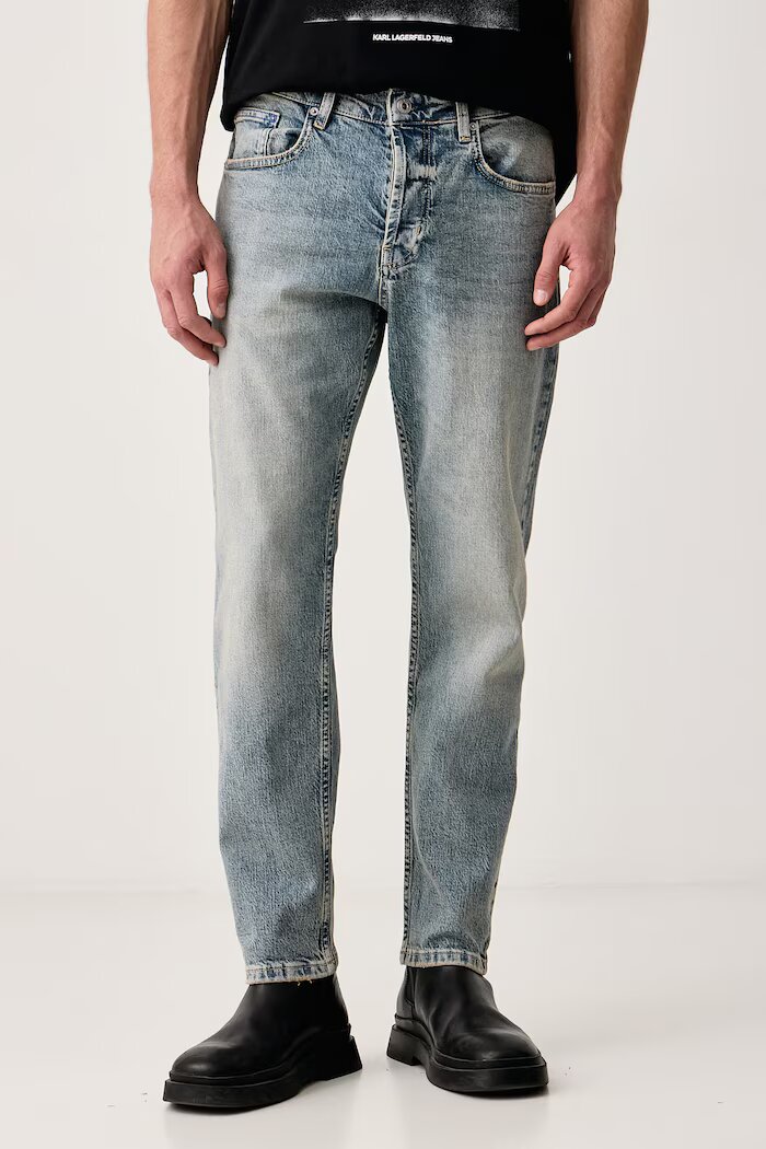 KARL LAGERFELD JEANS дънки tapered мъжки сини B4M10029