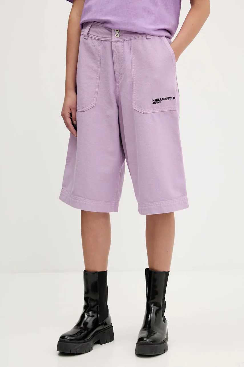 KARL LAGERFELD JEANS Дънков къс панталон