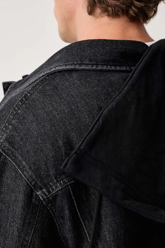 KARL LAGERFELD JEANS дънково яке мъжко x Pietro Terzini черно B4M14042