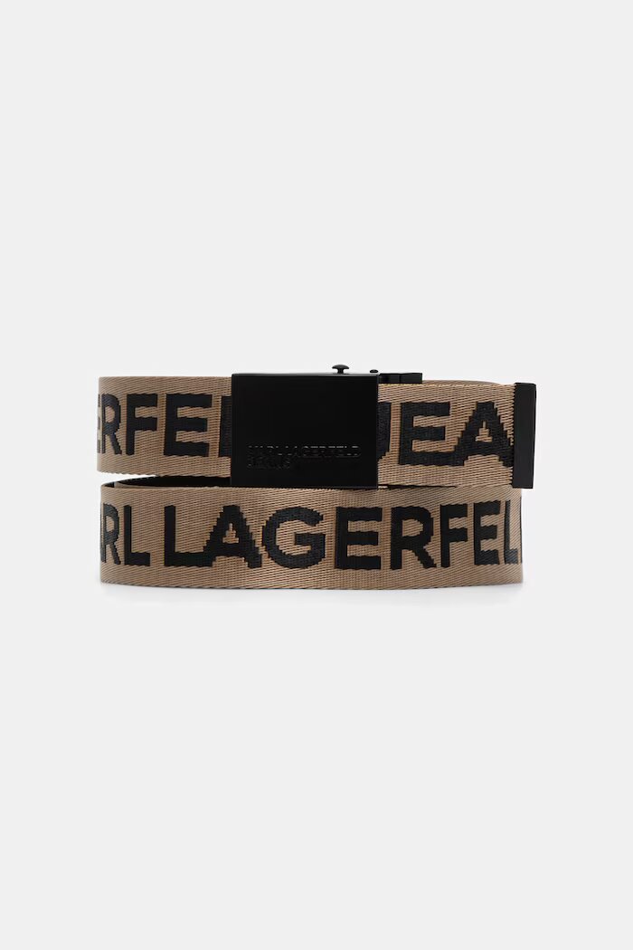 KARL LAGERFELD JEANS двустранен колан черен A1M33131