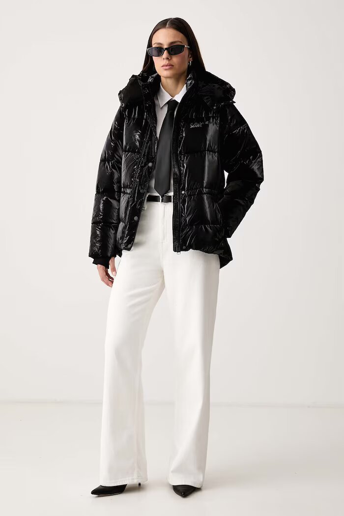 KARL LAGERFELD JEANS капитонирано яке дамско черно B4W15015