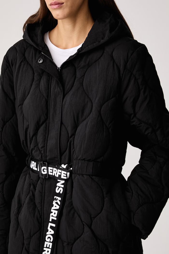 KARL LAGERFELD JEANS капитонирано яке дамско черно B4W15027
