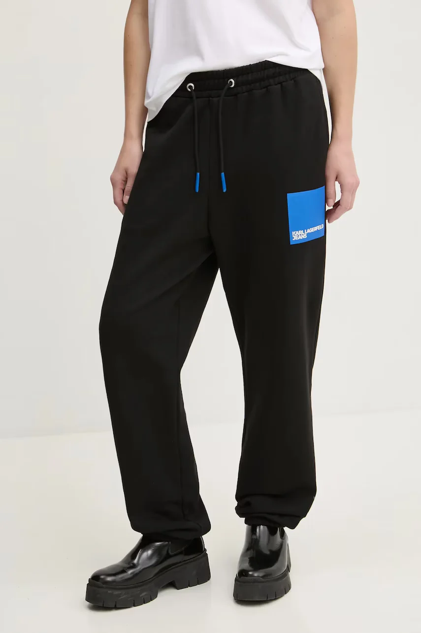 KARL LAGERFELD JEANS Памучен спортен панталон