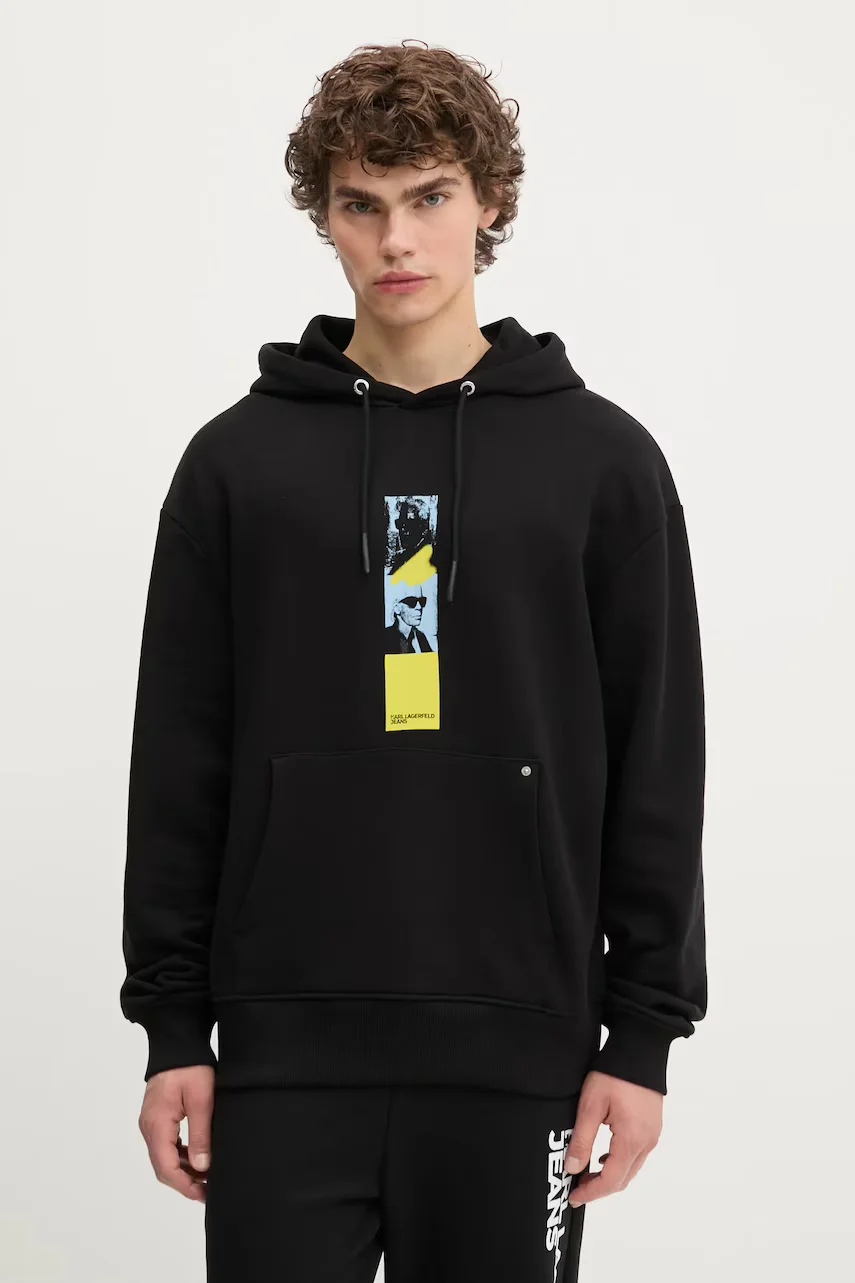 KARL LAGERFELD JEANS Памучен суичър