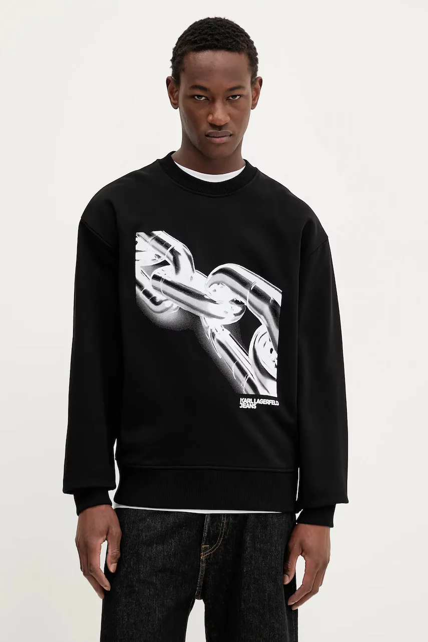 KARL LAGERFELD JEANS Памучен суичър