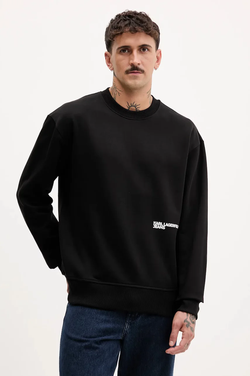 KARL LAGERFELD JEANS Памучен суичър