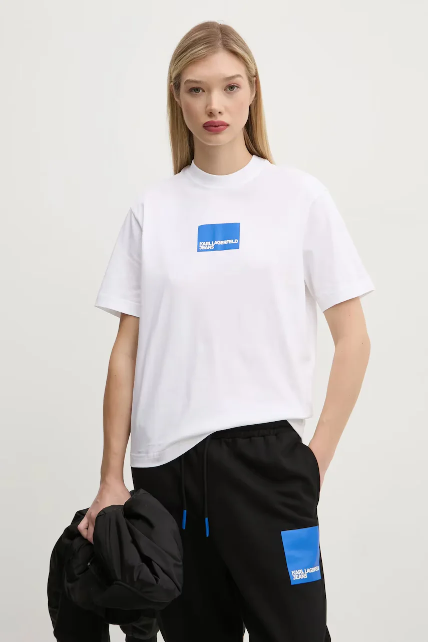 KARL LAGERFELD JEANS Памучна тениска