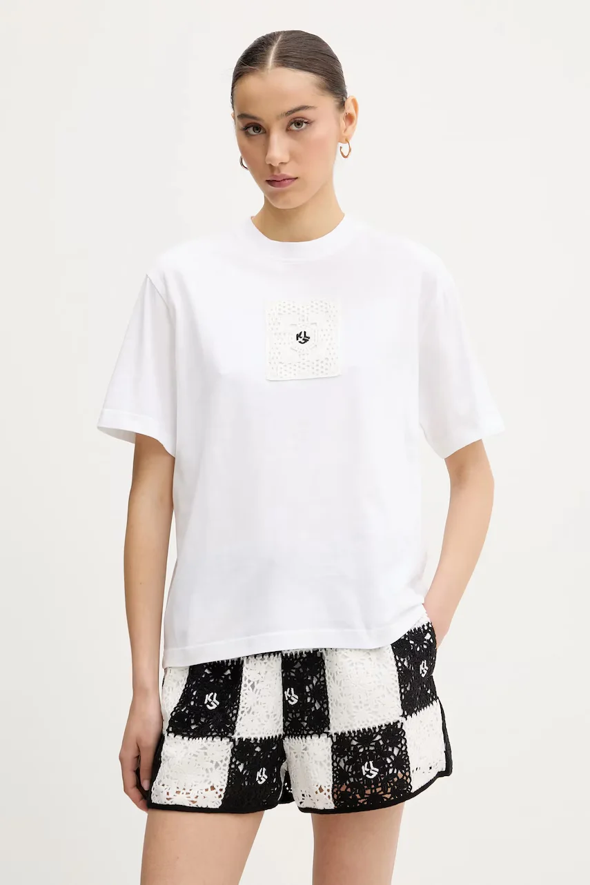 KARL LAGERFELD JEANS Памучна тениска