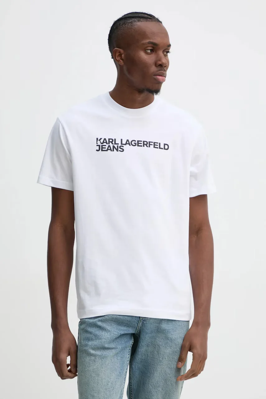 KARL LAGERFELD JEANS Памучна тениска