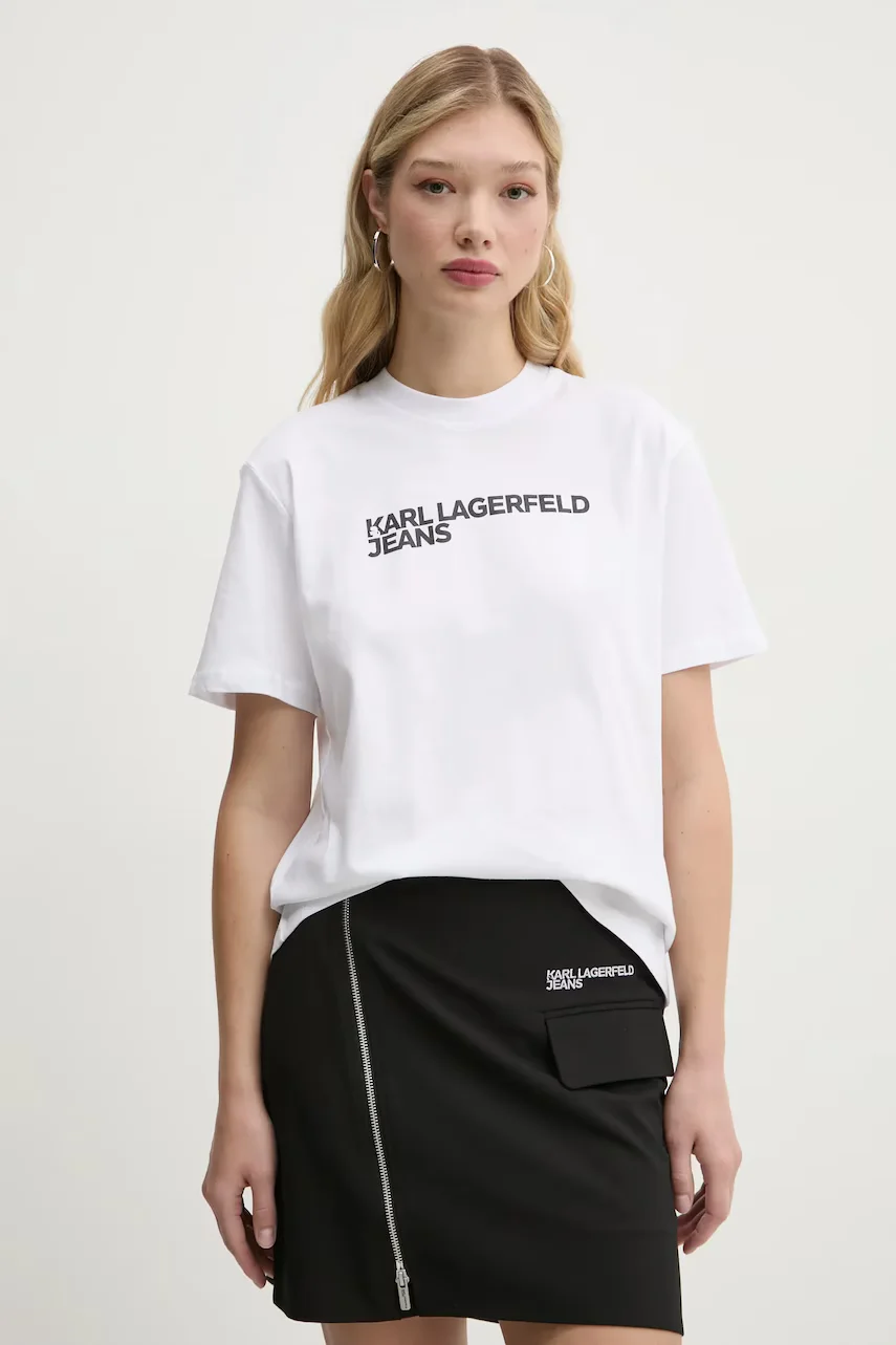 KARL LAGERFELD JEANS Памучна тениска
