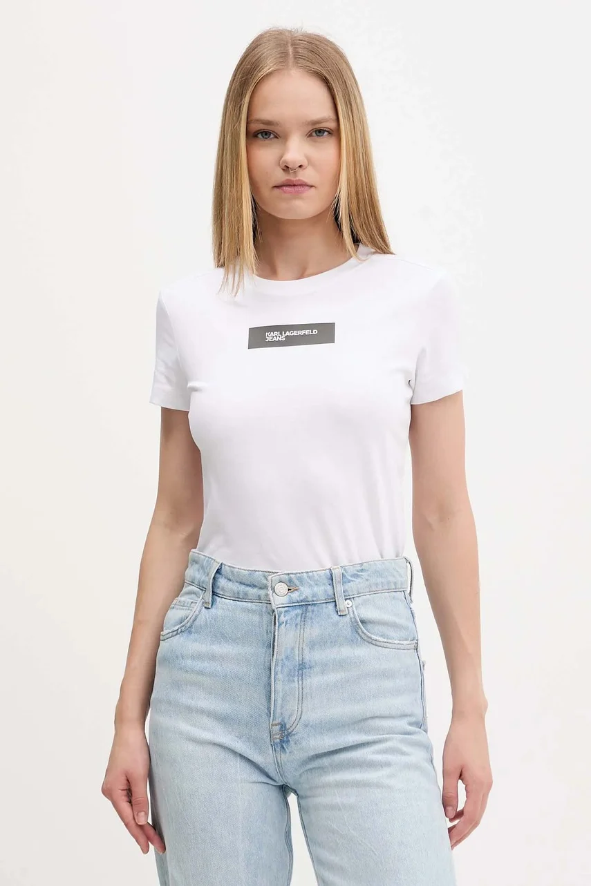KARL LAGERFELD JEANS Памучна тениска
