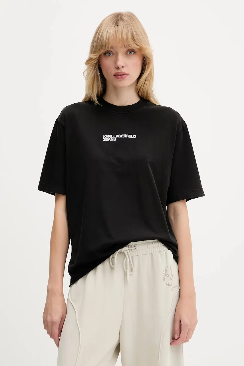 KARL LAGERFELD JEANS Памучна тениска
