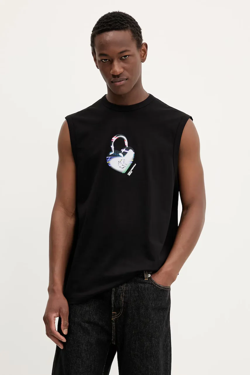 KARL LAGERFELD JEANS Памучна тениска