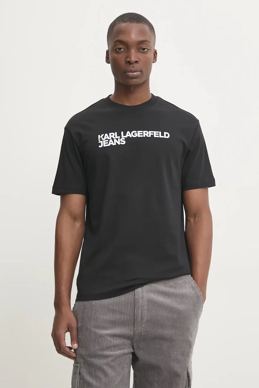 KARL LAGERFELD JEANS Памучна тениска