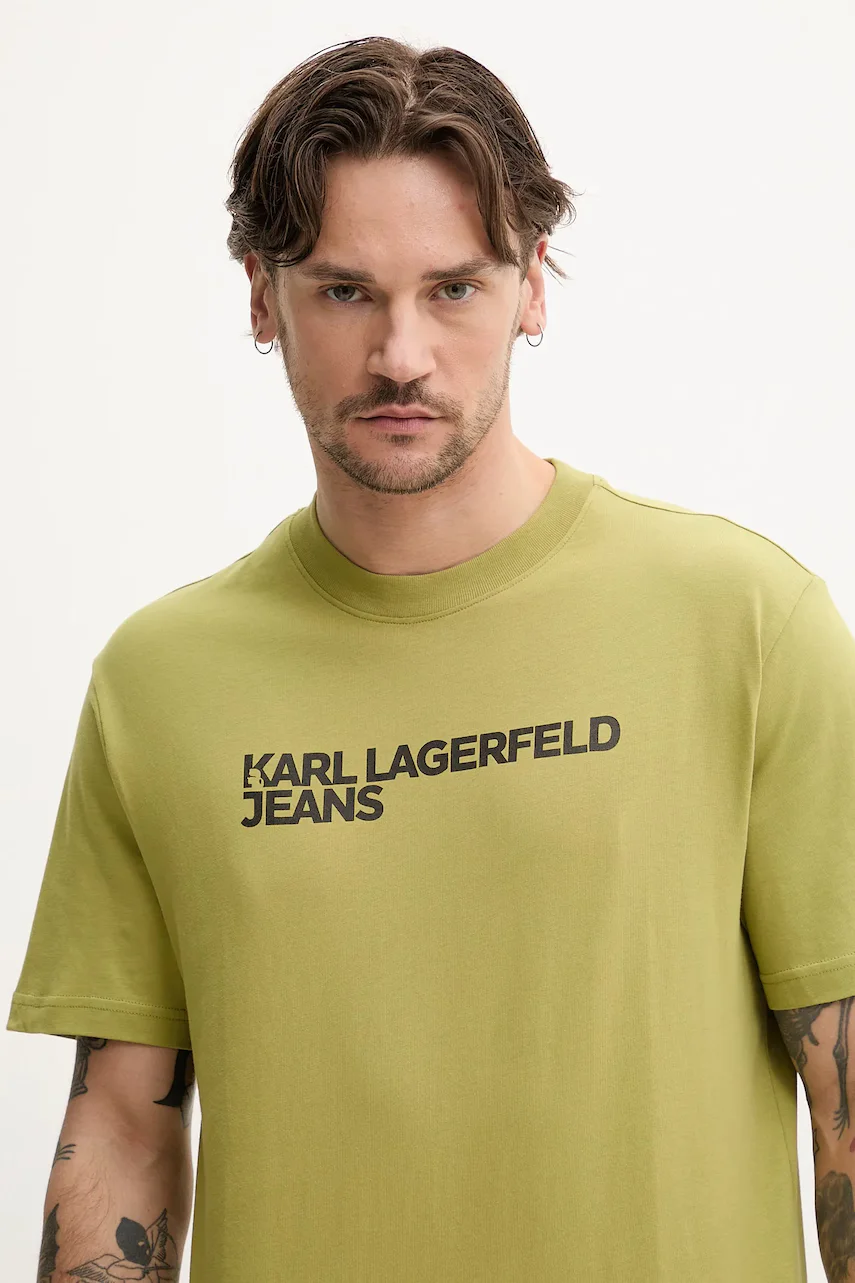 KARL LAGERFELD JEANS Памучна тениска