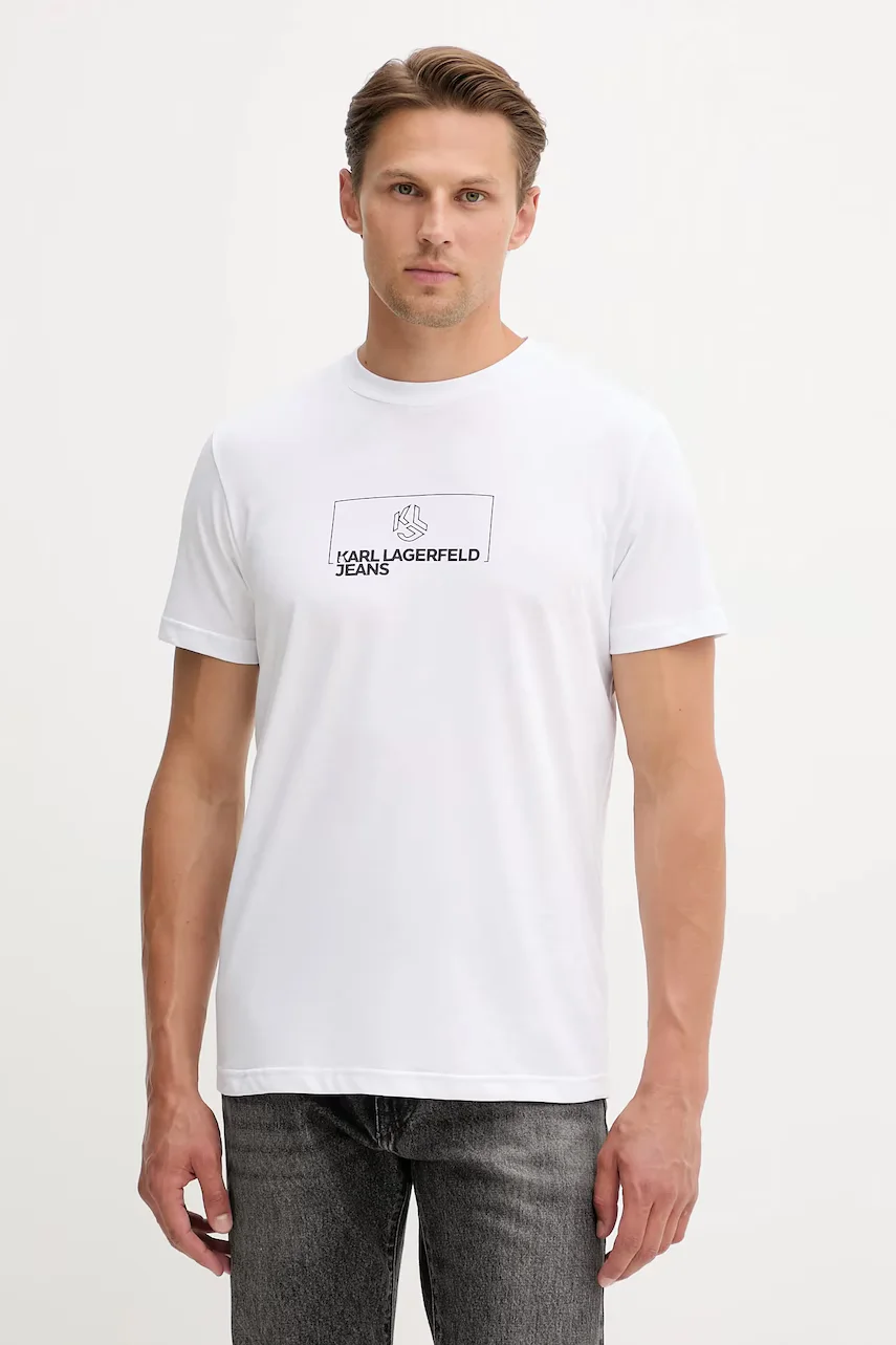 KARL LAGERFELD JEANS Памучна тениска