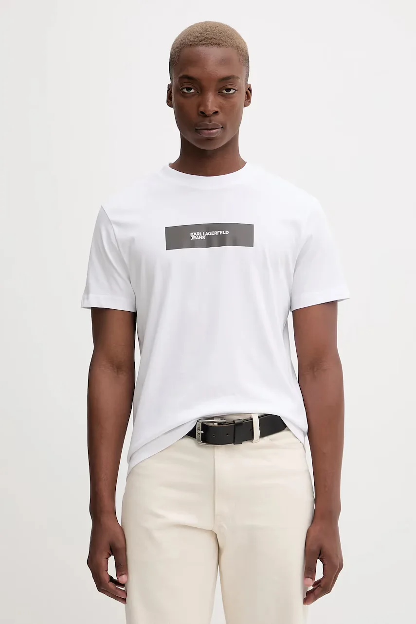 KARL LAGERFELD JEANS Памучна тениска