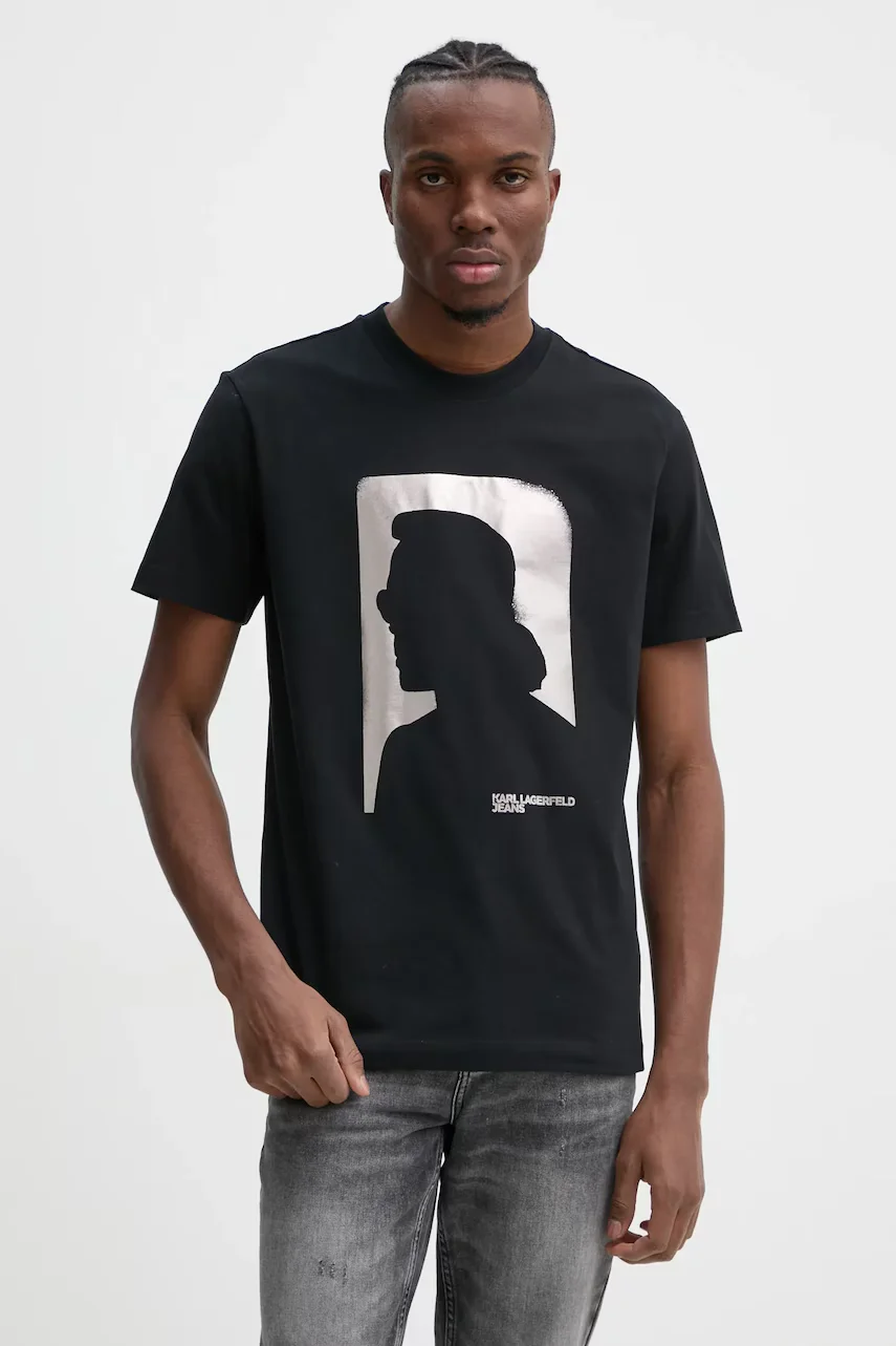 KARL LAGERFELD JEANS Памучна тениска