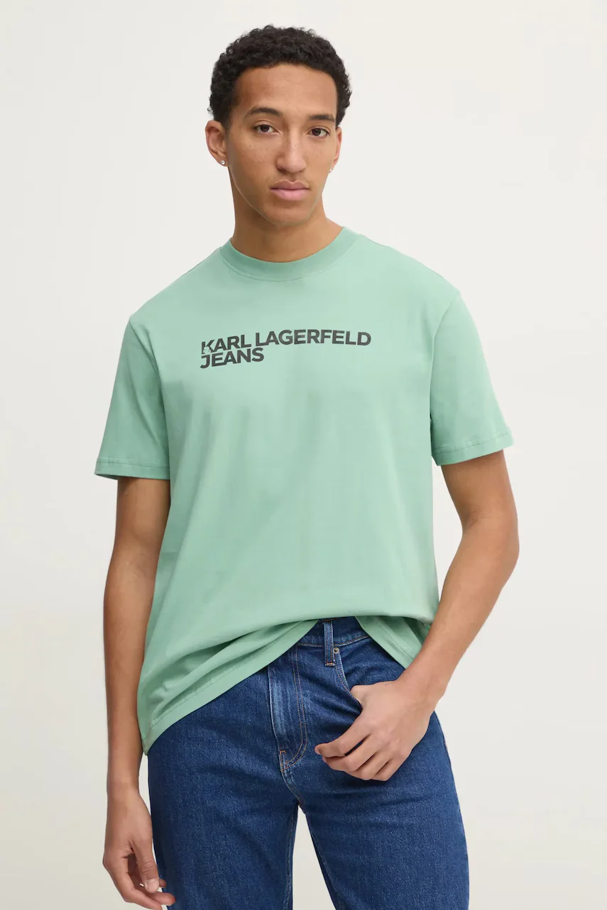 KARL LAGERFELD JEANS Памучна тениска