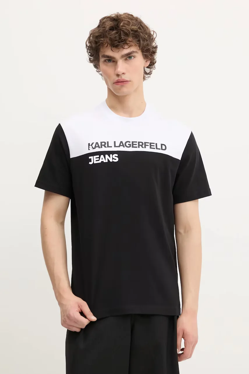 KARL LAGERFELD JEANS Памучна тениска