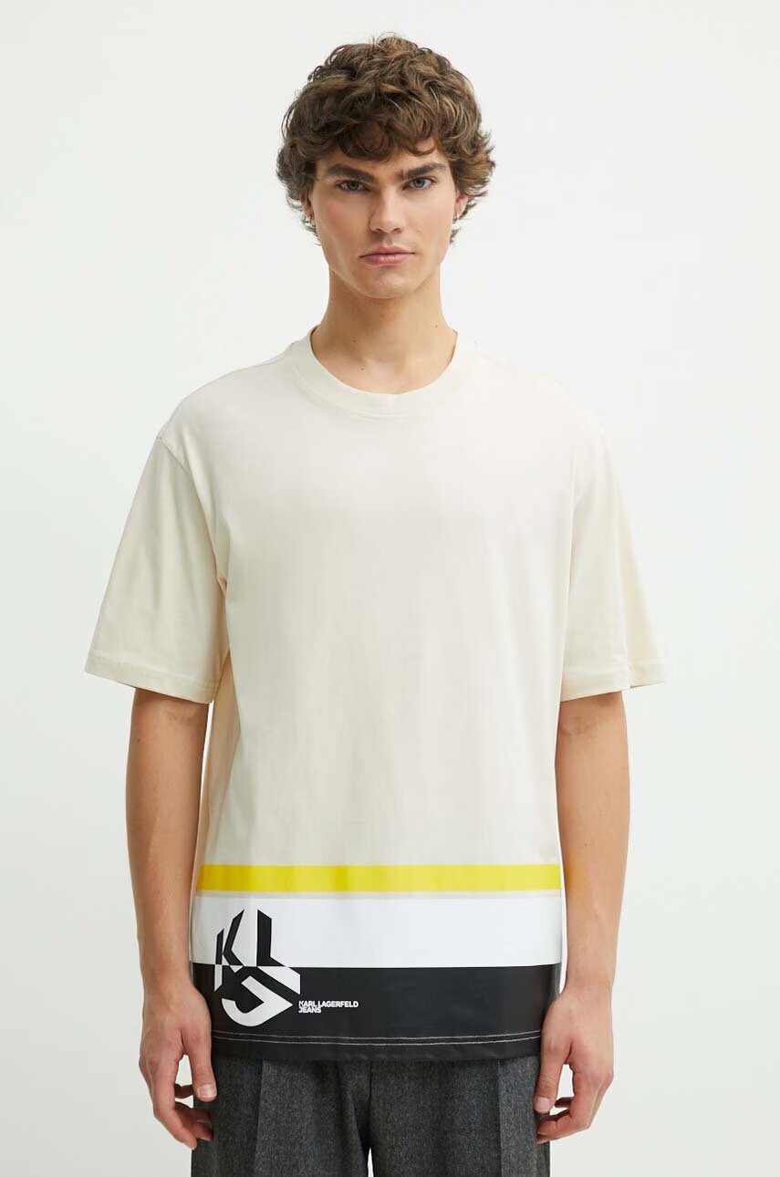 KARL LAGERFELD JEANS Памучна тениска