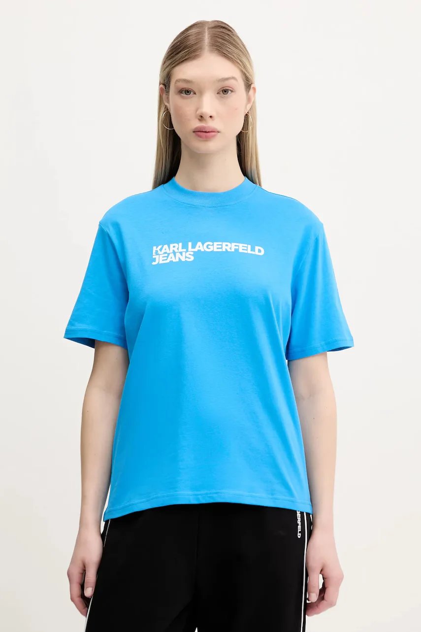KARL LAGERFELD JEANS Памучна тениска