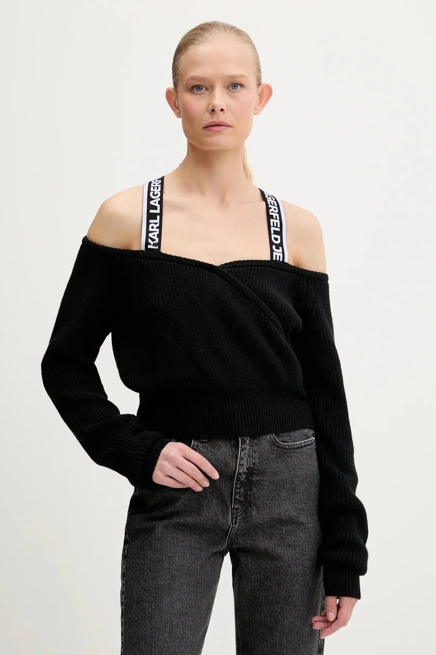 KARL LAGERFELD JEANS Пуловер с вълна