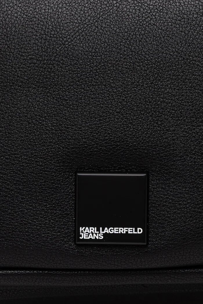 KARL LAGERFELD JEANS раница дамска от имитация на кожа черна B3W30173