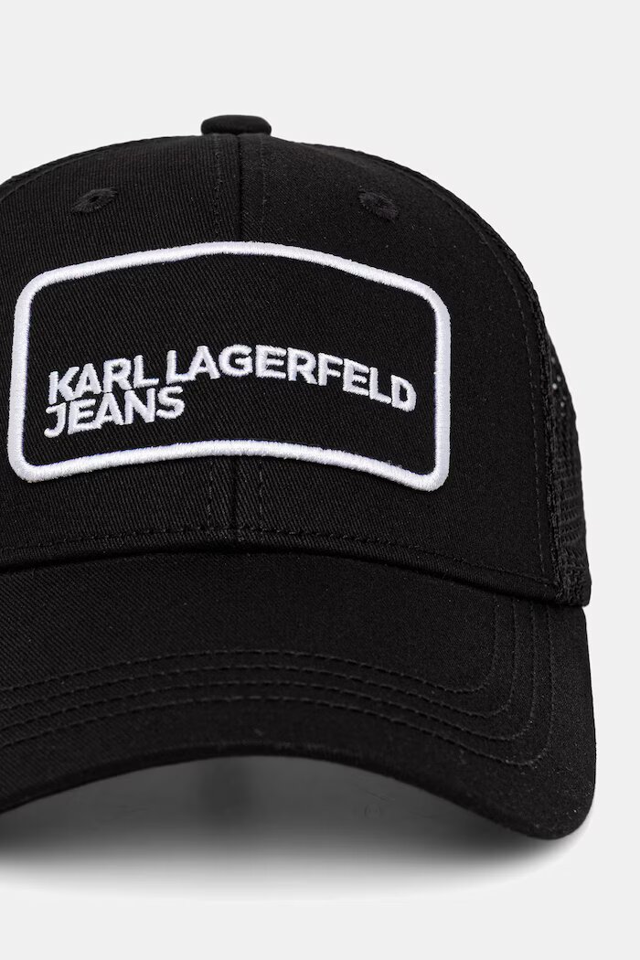 KARL LAGERFELD JEANS Шапка с козирка Мъжка черна B2M33060