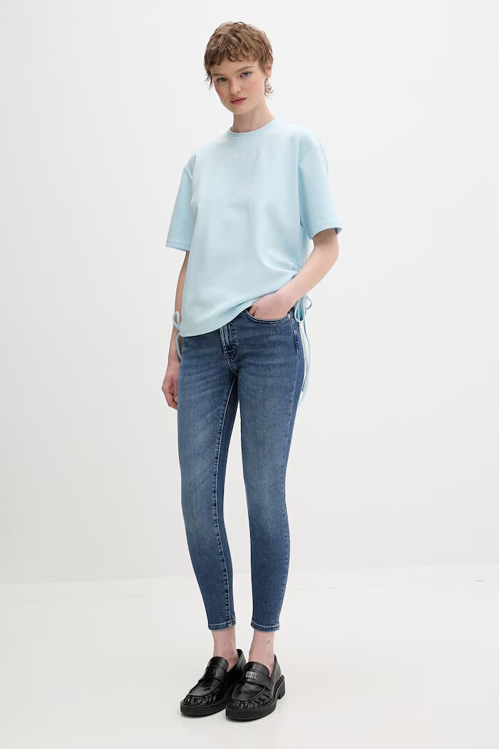 KARL LAGERFELD JEANS тениска дамска синя B2W17074