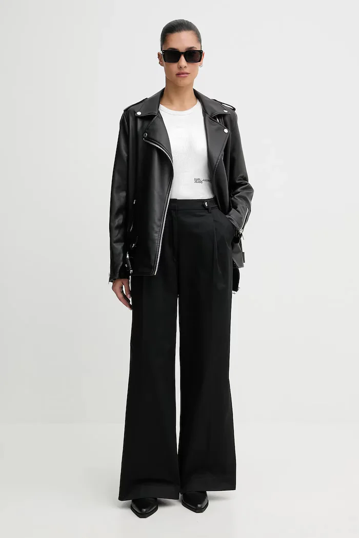 KARL LAGERFELD JEANS Топ в сребристо B1W17052