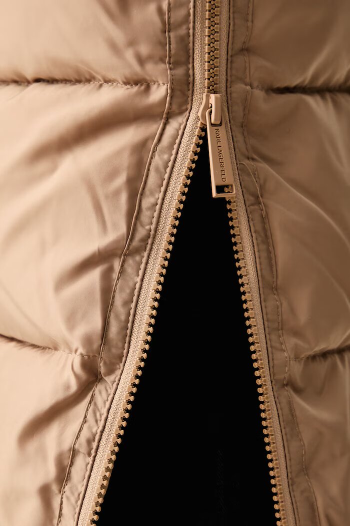 Karl Lagerfeld капитонирано яке дамско бежово B4W15003