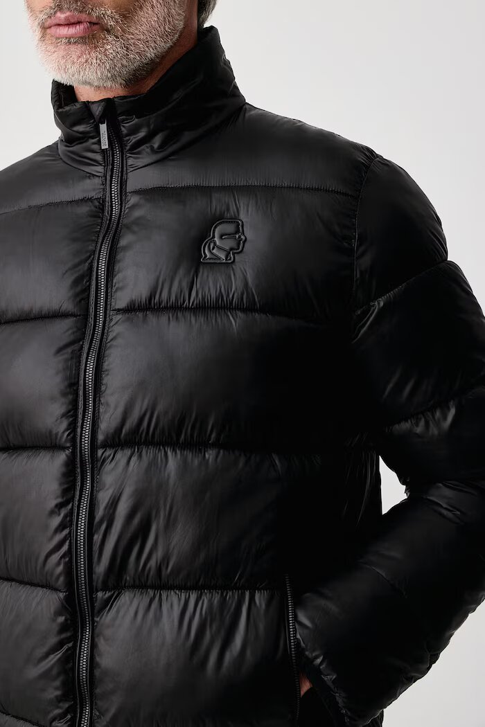 Karl Lagerfeld капитонирано яке мъжко черно 564590.505020