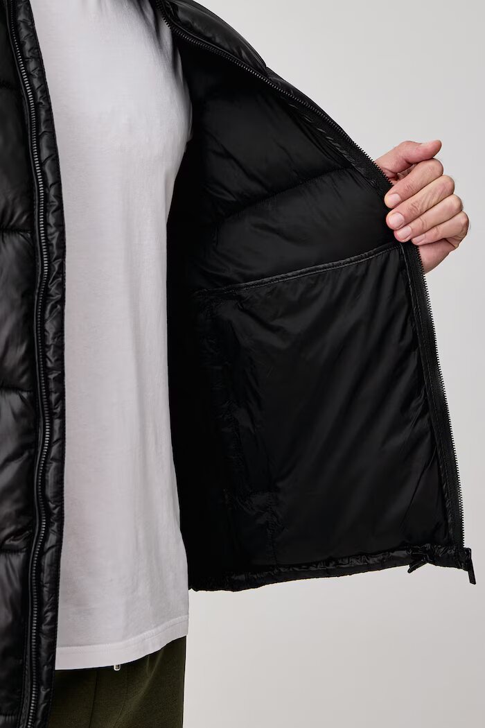 Karl Lagerfeld капитонирано яке мъжко черно 564590.505020