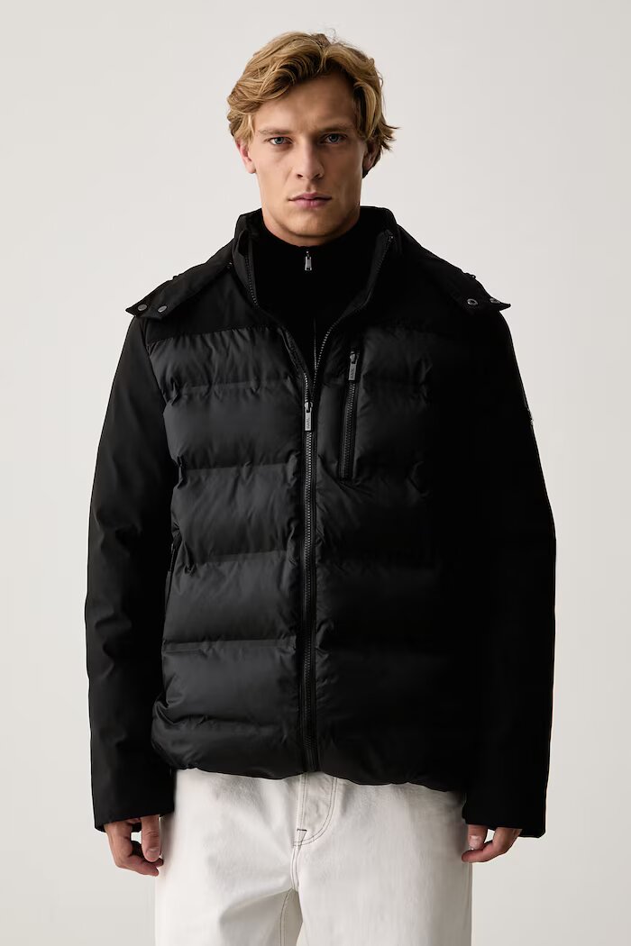Karl Lagerfeld капитонирано яке мъжко черно 564596.505022