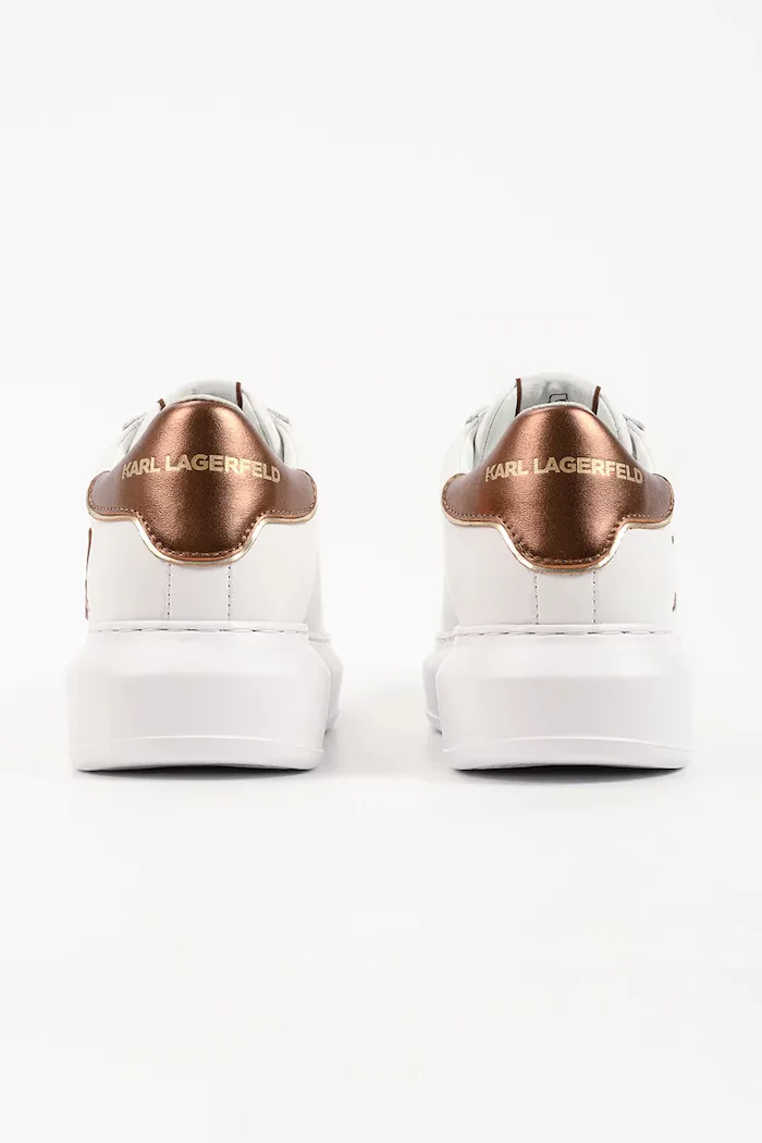 Karl Lagerfeld Kapri маратонки дамски от кожа бели KL62510C